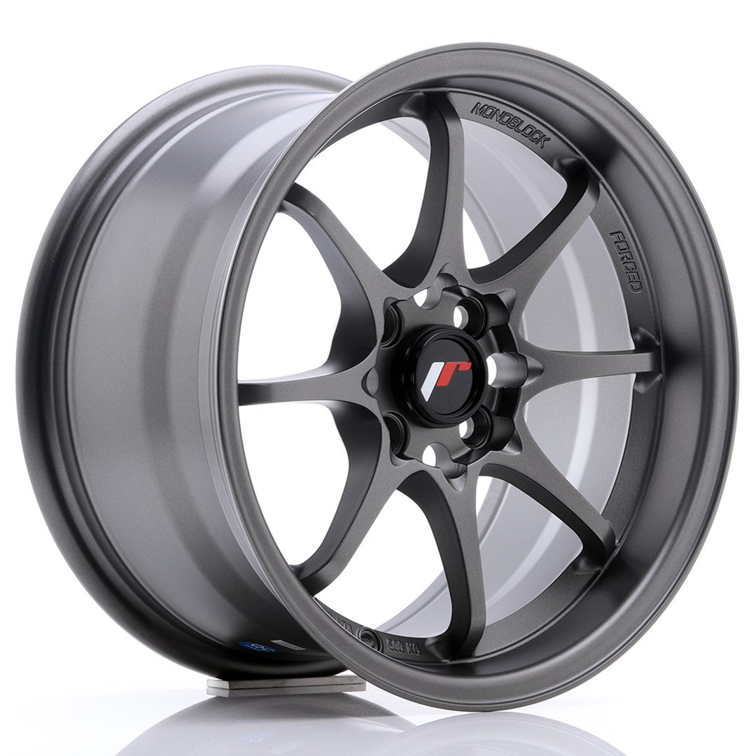 Japan Racing JR5 Alloy Wheel 15" x 8" ET28 4x100 - Gun metal