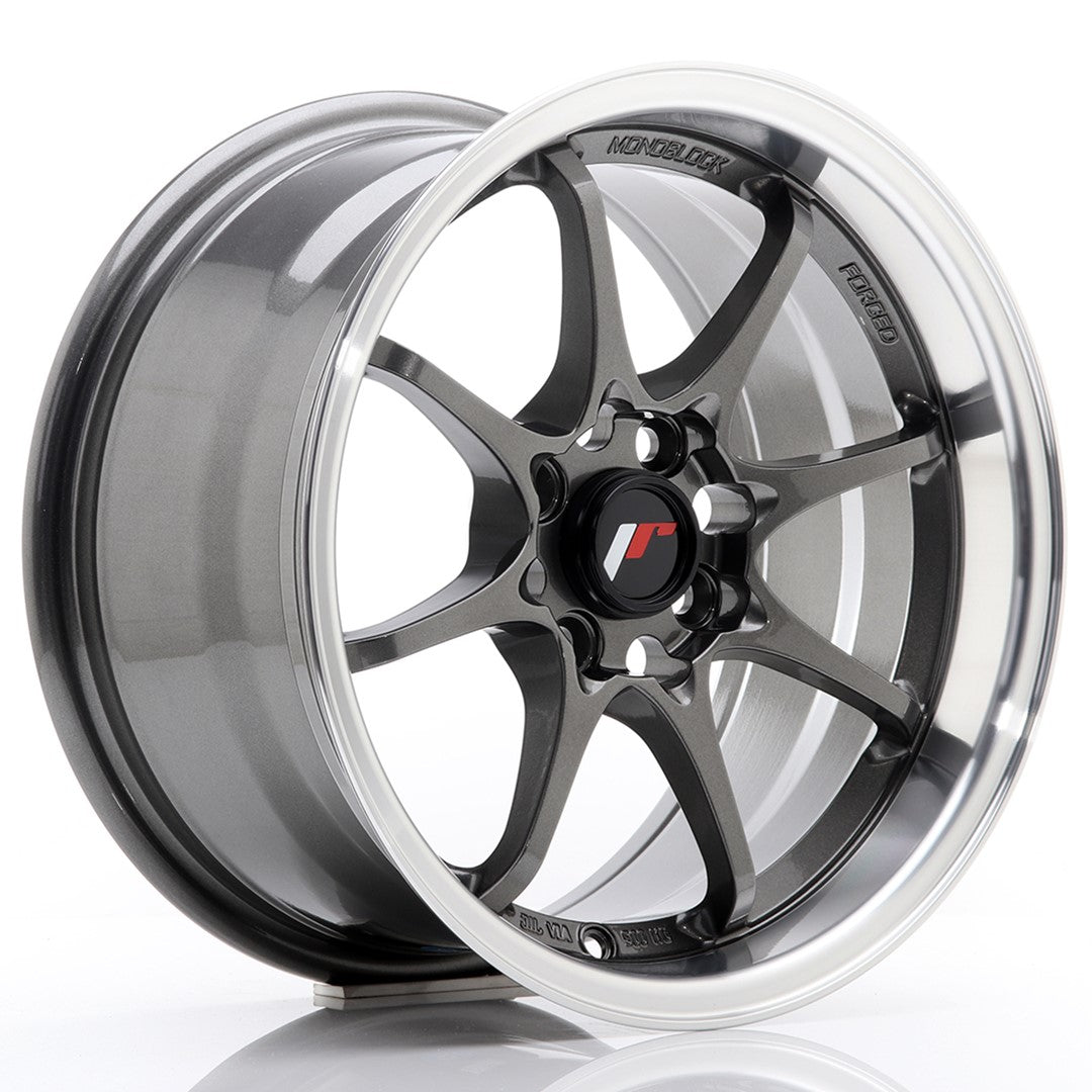 Japan Racing JR5 Alloy Wheel 15" x 8" ET28 4x100 - Gun metal