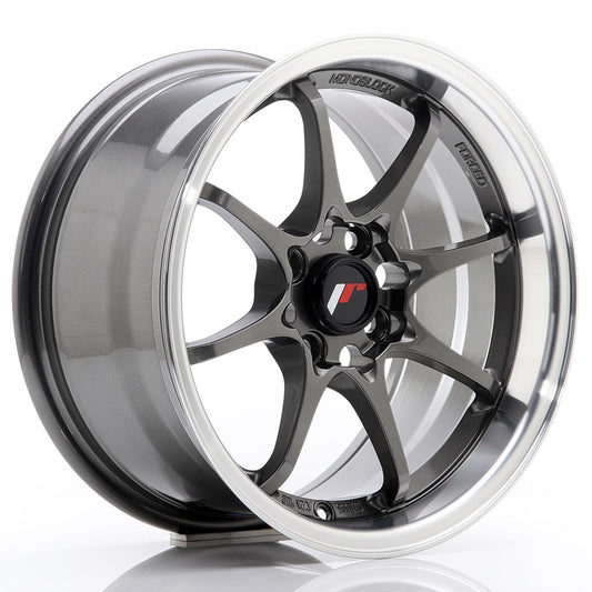 Japan Racing JR5 Alloy Wheel 15" x 8" ET28 4x100 - Gun metal