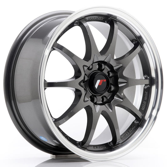 Japan Racing JR5 Alloy Wheel 16" x 7" ET30 4x100, 4x108 - Gun metal