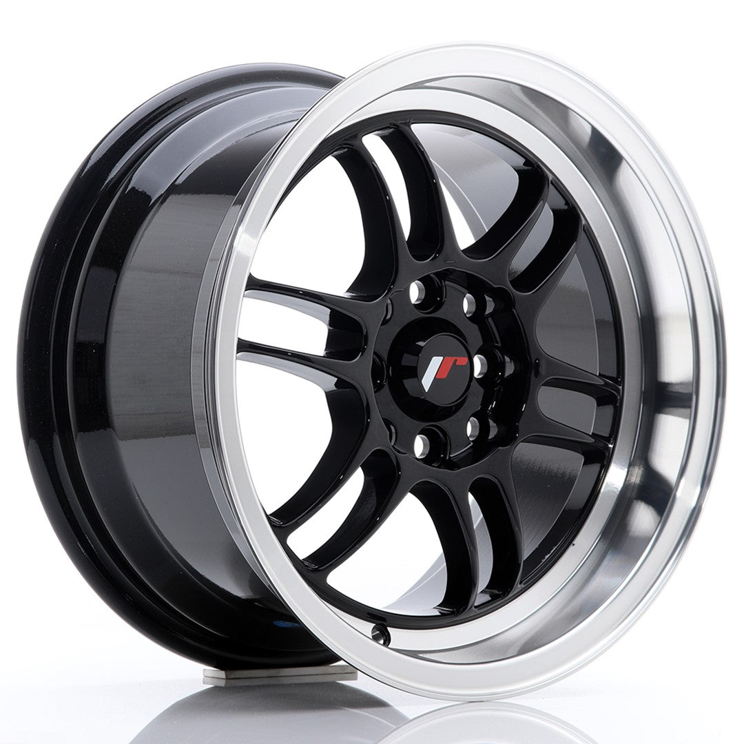 Japan Racing JR7 Alloy Wheel 15" x 8" ET35 4x100, 4x114.3 - Black