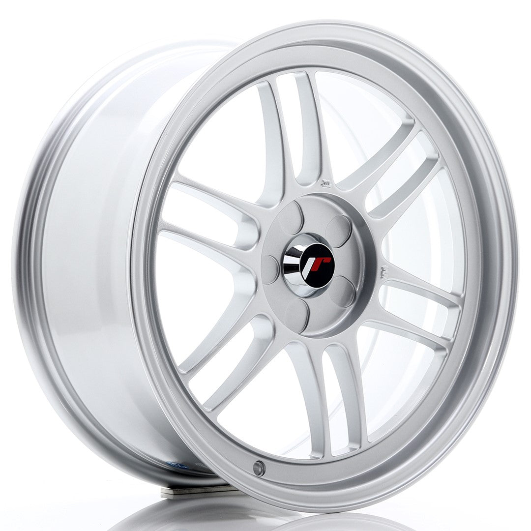 Japan Racing JR7 Alloy Wheel 18" x 8" ET35 5x100, 5x105, 5x108, 5x110, 5x112, 5x114.3, 5x115, 5x118, 5x120 - Silver