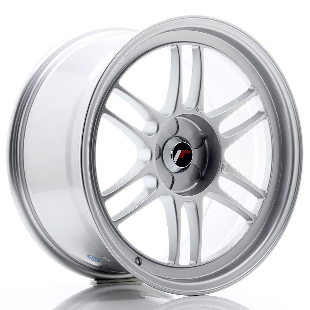 Japan Racing JR7 Alloy Wheel 18" x 9" ET35 5x100, 5x105, 5x108, 5x110, 5x112, 5x114.3, 5x115, 5x118, 5x120 - Silver