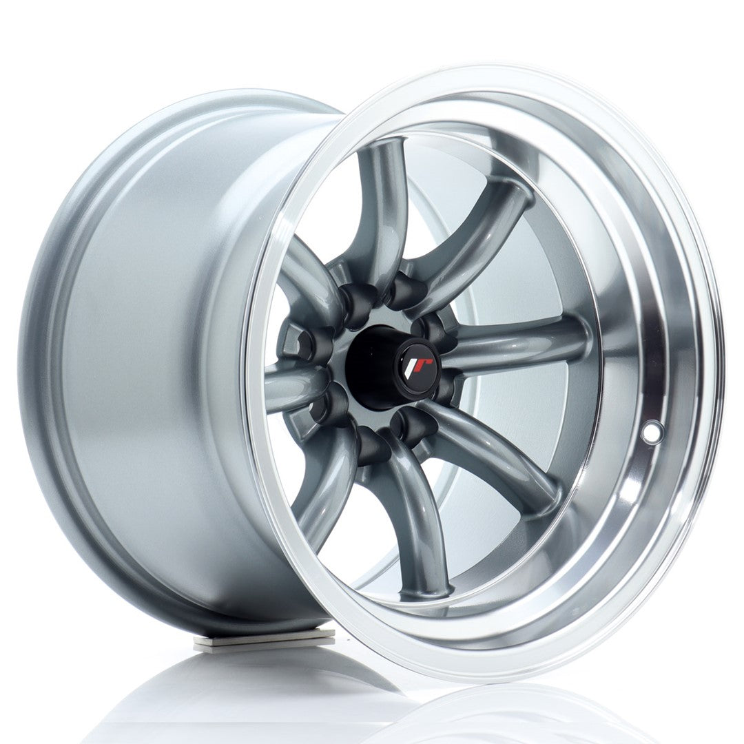 Japan Racing JR19 Alloy Wheel 15" x 10,5" ET-32 4x100, 4x114.3 - Gun metal