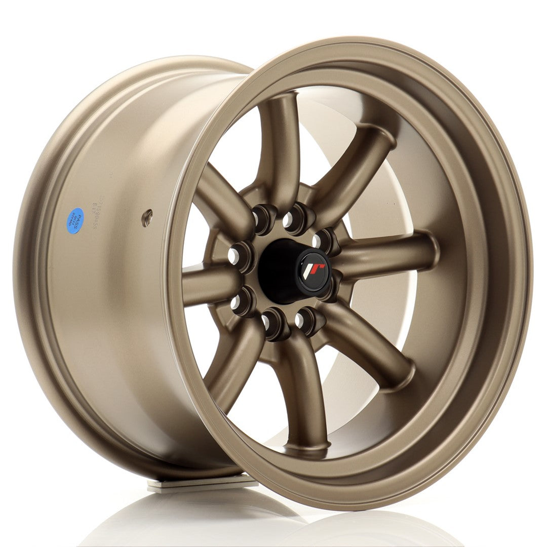 Japan Racing JR19 Alloy Wheel 15" x 9" ET-13 4x100, 4x114.3 - Bronze