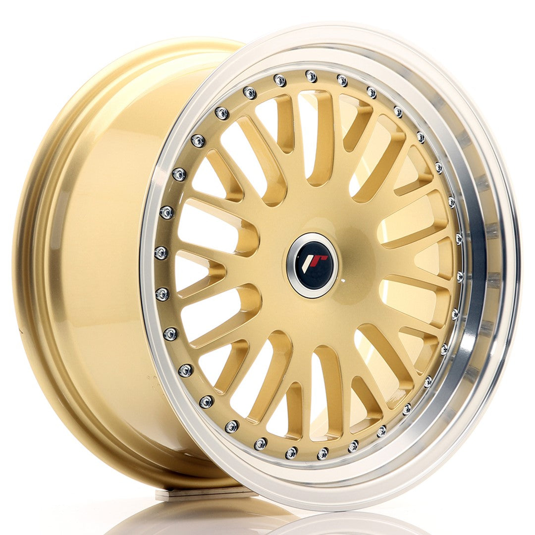 Japan Racing JR10 Alloy Wheel 17" x 8" ET35 3x112, 4x100, 4x108, 4x110, 4x114.3, 5x100, 5x105, 5x108, 5x110, 5x112, 5x114.3, 5x115, 5x118, 5x120 - Gold