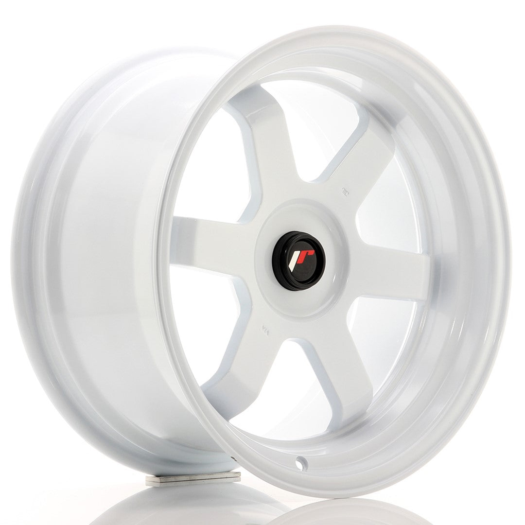 Japan Racing JR12 Alloy Wheel 17" x 9" ET25 3x112, 4x100, 4x108, 4x110, 4x114.3, 5x100, 5x105, 5x108, 5x110, 5x112, 5x114.3, 5x115, 5x118, 5x120 - White
