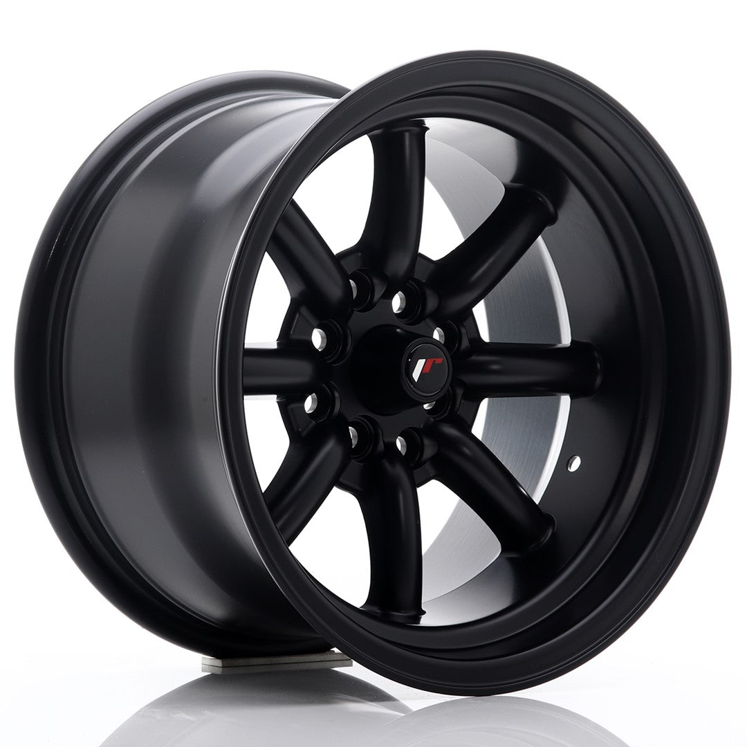 Japan Racing JR19 Alloy Wheel 15" x 9" ET-13 4x100, 4x114.3 - Black