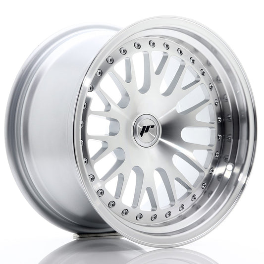 Japan Racing JR10 Alloy Wheel 16" x 9" ET10, 11, 12, 13, 14, 15, 16, 17, 18, 19, 20 3x112, 4x100, 4x108, 4x110, 4x114.3, 5x100, 5x105, 5x108, 5x110, 5x112, 5x114.3, 5x115, 5x118, 5x120 - Silver