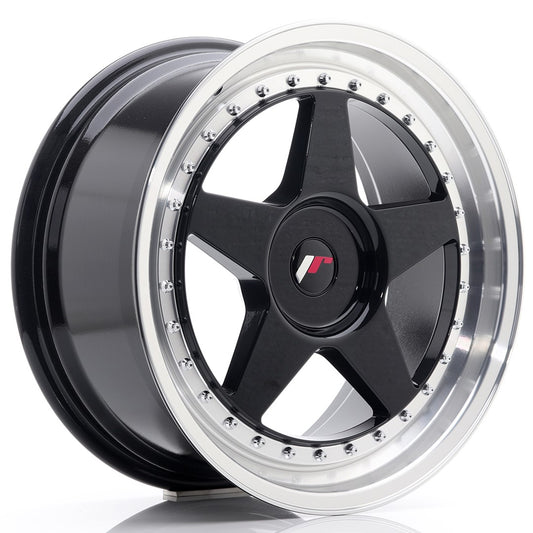 Japan Racing JR6 Alloy Wheel 18" x 8,5" ET20, 21, 22, 23, 24, 25, 26, 27, 28, 29, 30, 31, 32, 33, 34, 35, 36, 37, 38, 39, 40 3x112, 4x100, 4x108, 4x110, 4x114.3, 5x100, 5x105, 5x108, 5x110, 5x112, 5x114.3, 5x115, 5x118, 5x120 - Black