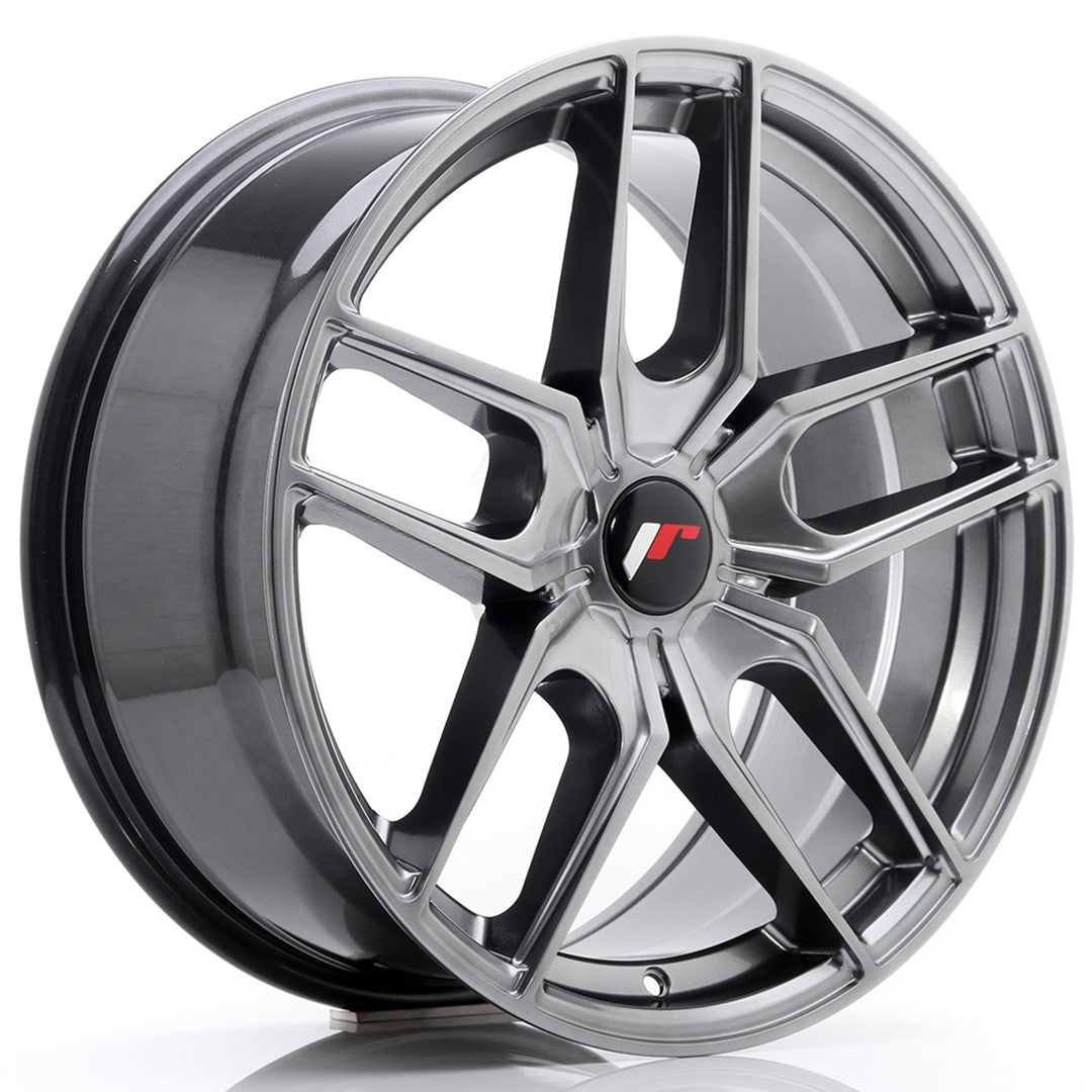 Japan Racing JR25 Alloy Wheel 18" x 8,5" ET20, 21, 22, 23, 24, 25, 26, 27, 28, 29, 30, 31, 32, 33, 34, 35, 36, 37, 38, 39, 40 5x100, 5x105, 5x108, 5x110, 5x112, 5x114.3, 5x115, 5x118, 5x120 - Hyper Black