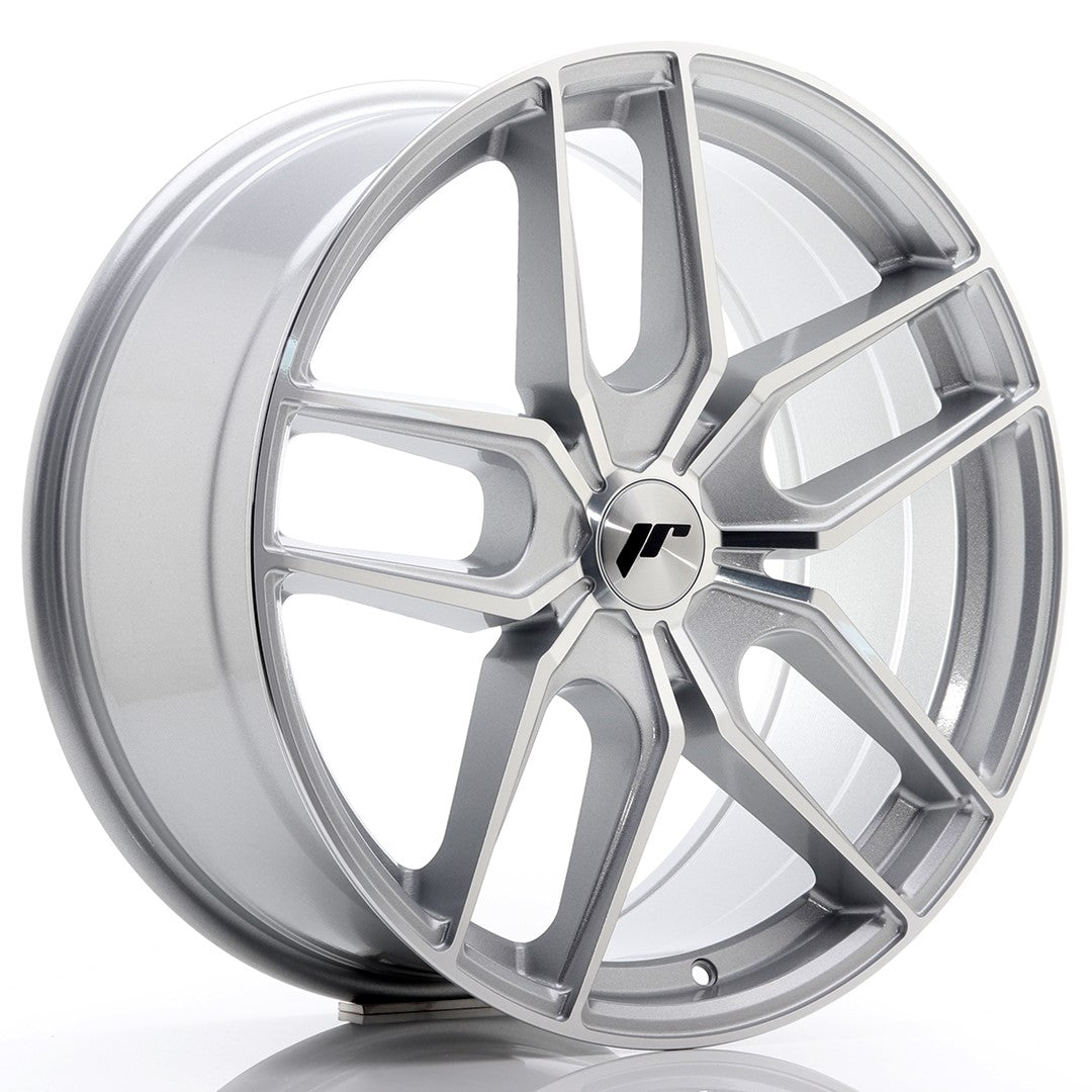 Japan Racing JR25 Alloy Wheel 19" x 8,5" ET20, 21, 22, 23, 24, 25, 26, 27, 28, 29, 30, 31, 32, 33, 34, 35, 36, 37, 38, 39, 40 5x100, 5x105, 5x108, 5x110, 5x112, 5x114.3, 5x115, 5x118, 5x120 - Silver