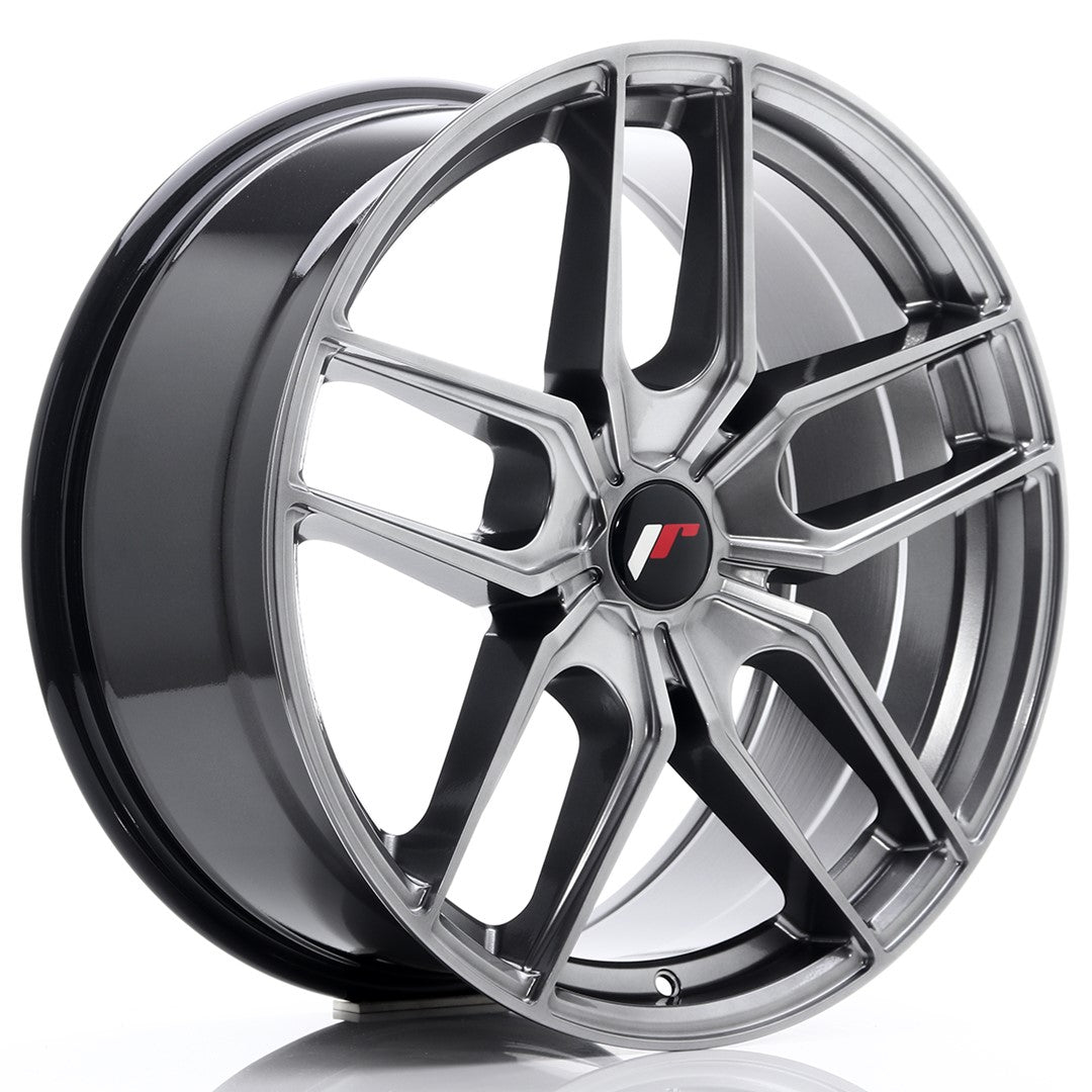 Japan Racing JR25 Alloy Wheel 19" x 8,5" ET20, 21, 22, 23, 24, 25, 26, 27, 28, 29, 30, 31, 32, 33, 34, 35, 36, 37, 38, 39, 40 5x100, 5x105, 5x108, 5x110, 5x112, 5x114.3, 5x115, 5x118, 5x120 - Hyper Black
