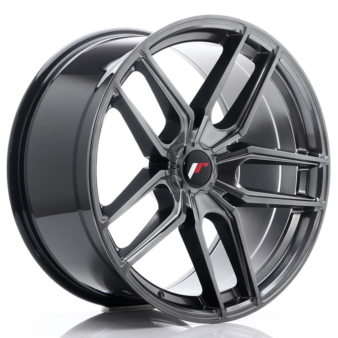 Japan Racing JR25 Alloy Wheel 20" x 10" ET20, 21, 22, 23, 24, 25, 26, 27, 28, 29, 30, 31, 32, 33, 34, 35, 36, 37, 38, 39, 40 5x108, 5x110, 5x112, 5x114.3, 5x115, 5x118, 5x120, 5x120.65, 5x127, 5x130 - Hyper Black
