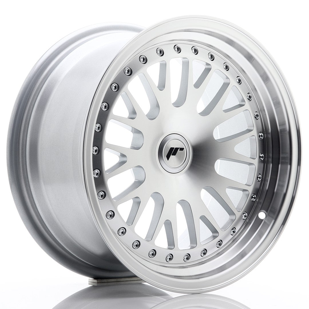 Japan Racing JR10 Alloy Wheel 16" x 8" ET20 3x112, 4x98, 4x100, 4x108, 4x110, 4x114.3, 5x98, 5x100, 5x105, 5x108, 5x110, 5x112, 5x114.3, 5x115, 5x118, 5x120 - Silver