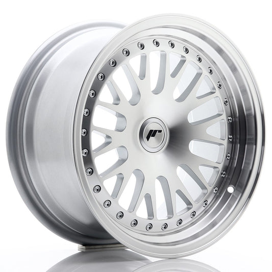Japan Racing JR10 Alloy Wheel 16" x 8" ET20 3x112, 4x98, 4x100, 4x108, 4x110, 4x114.3, 5x98, 5x100, 5x105, 5x108, 5x110, 5x112, 5x114.3, 5x115, 5x118, 5x120 - Silver
