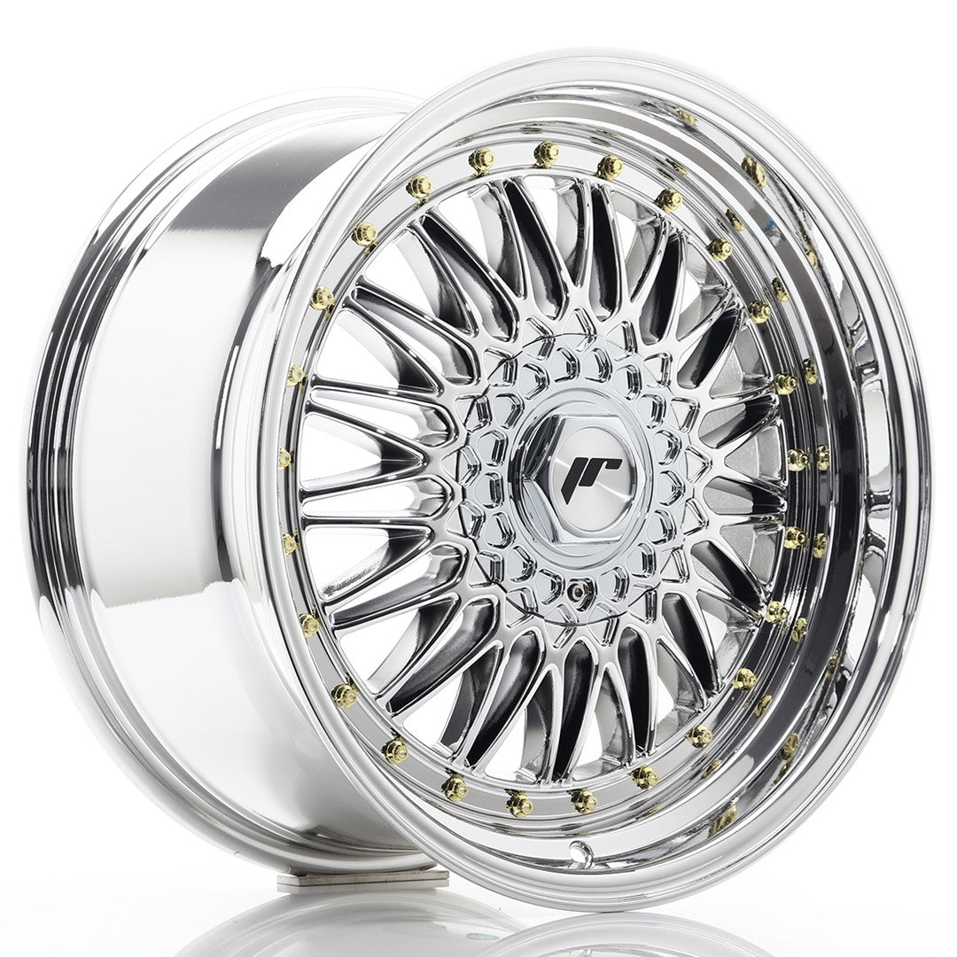 Japan Racing JR9 Alloy Wheel 18" x 9" ET20, 21, 22, 23, 24, 25, 26, 27, 28, 29, 30, 31, 32, 33, 34, 35, 36, 37, 38, 39, 40 3x112, 4x100, 4x108, 4x110, 4x114.3, 5x100, 5x105, 5x108, 5x110, 5x112, 5x114.3, 5x115, 5x118, 5x120 - Chrome