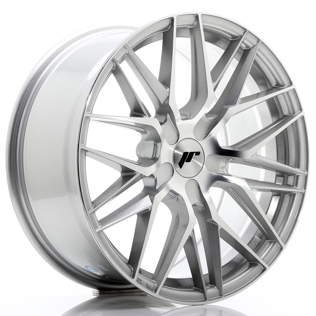 Japan Racing JR28 Alloy Wheel 18" x 8,5" ET20, 21, 22, 23, 24, 25, 26, 27, 28, 29, 30, 31, 32, 33, 34, 35, 36, 37, 38, 39, 40 5x100, 5x105, 5x108, 5x110, 5x112, 5x114.3, 5x115, 5x118, 5x120 - Silver
