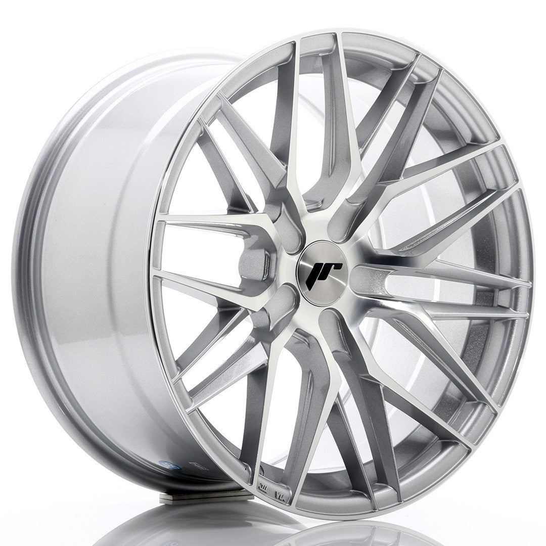 Japan Racing JR28 Alloy Wheel 18" x 9,5" ET20, 21, 22, 23, 24, 25, 26, 27, 28, 29, 30, 31, 32, 33, 34, 35, 36, 37, 38, 39, 40 5x100, 5x105, 5x108, 5x110, 5x112, 5x114.3, 5x115, 5x118, 5x120 - Silver