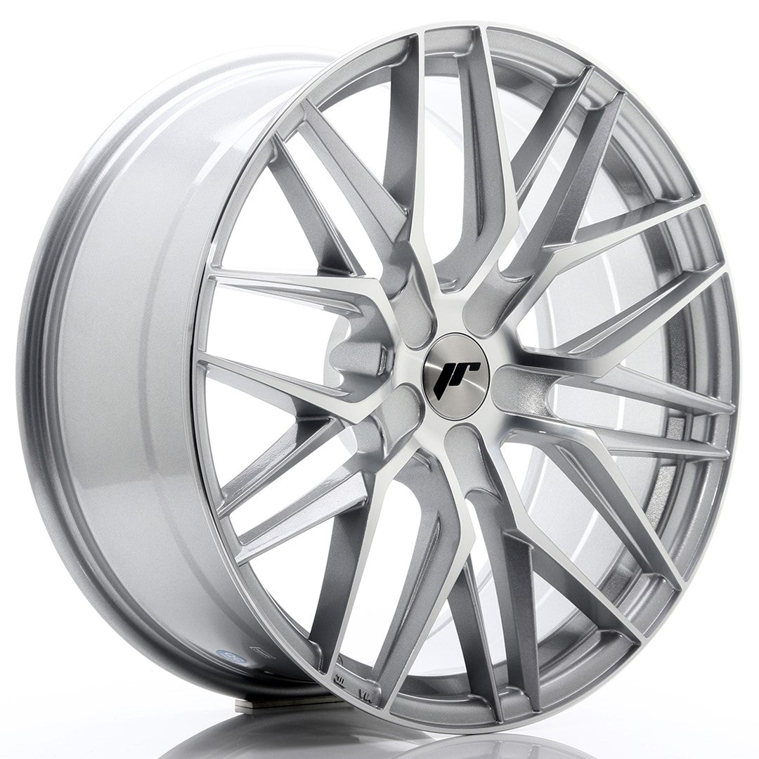 Japan Racing JR28 Alloy Wheel 20" x 8,5" ET20, 21, 22, 23, 24, 25, 26, 27, 28, 29, 30, 31, 32, 33, 34, 35, 36, 37, 38, 39, 40 5x100, 5x105, 5x108, 5x110, 5x112, 5x114.3, 5x115, 5x118, 5x120, 5x120.65, 5x127, 5x130 - Silver