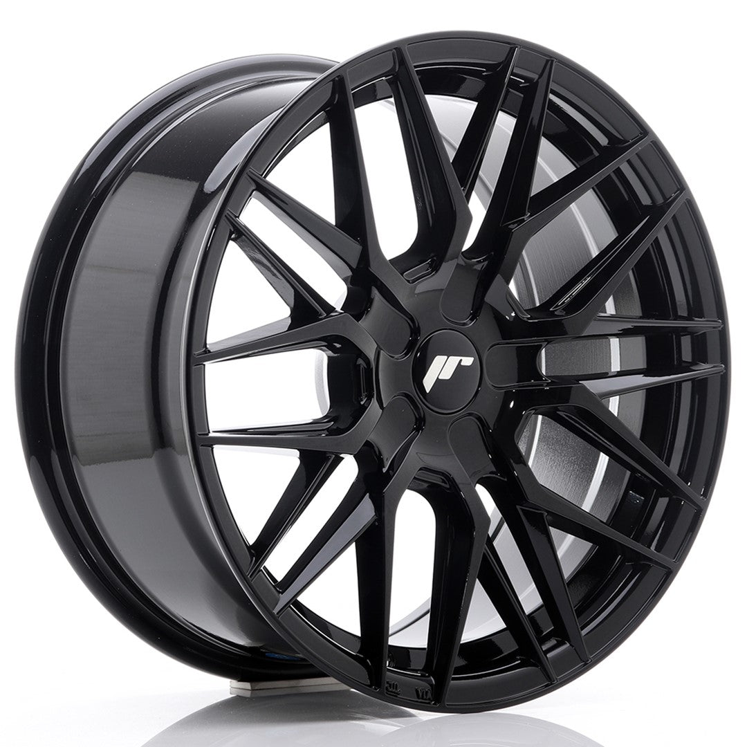 Japan Racing JR28 Alloy Wheel 17" x 8" ET25, 26, 27, 28, 29, 30, 31, 32, 33, 34, 35, 36, 37, 38, 39, 40 4x100, 4x108, 4x110, 4x114.3, 5x100, 5x105, 5x108, 5x110, 5x112, 5x114.3, 5x115, 5x118, 5x120 - Black