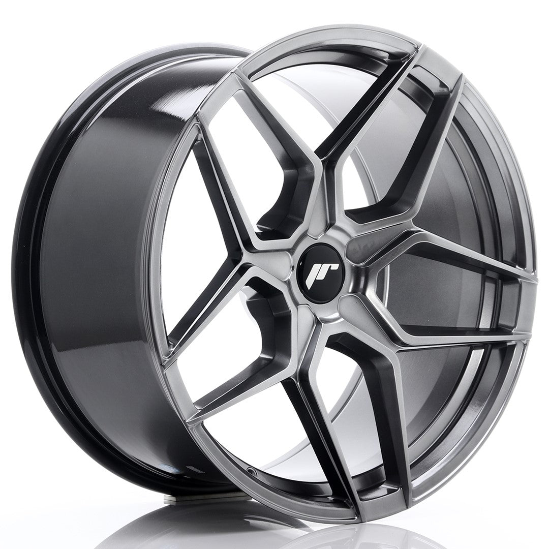 Japan Racing JR34 Alloy Wheel 20" x 10" ET20, 21, 22, 23, 24, 25, 26, 27, 28, 29, 30, 31, 32, 33, 34, 35, 36, 37, 38, 39, 40 5x100, 5x105, 5x108, 5x110, 5x112, 5x114.3, 5x115, 5x118, 5x120, 5x120.65, 5x127, 5x130 - Hyper Black