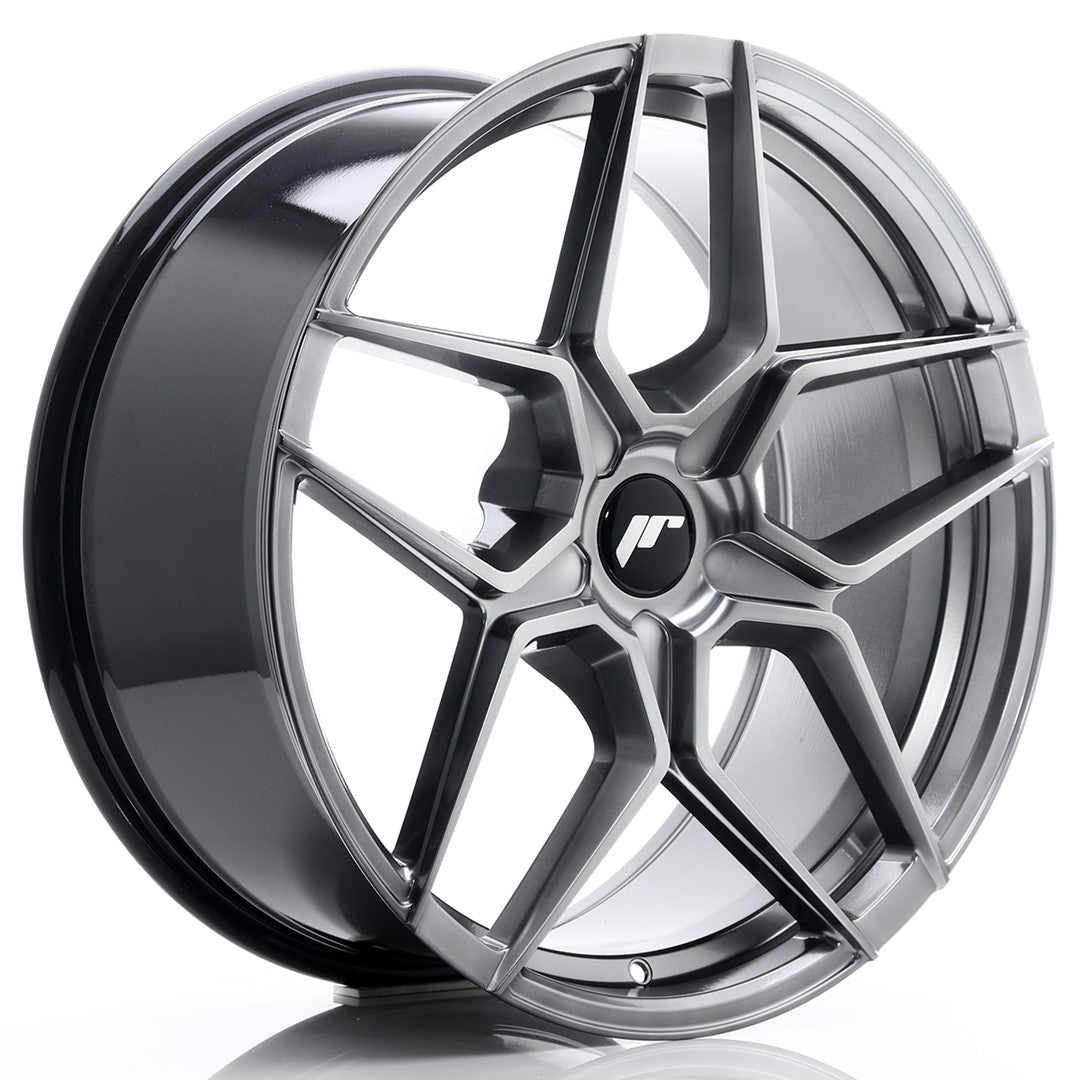 Japan Racing JR34 Alloy Wheel 20" x 9" ET20, 21, 22, 23, 24, 25, 26, 27, 28, 29, 30, 31, 32, 33, 34, 35, 36, 37, 38, 39, 40 5x100, 5x105, 5x108, 5x110, 5x112, 5x114.3, 5x115, 5x118, 5x120, 5x120.65, 5x127, 5x130 - Hyper Black