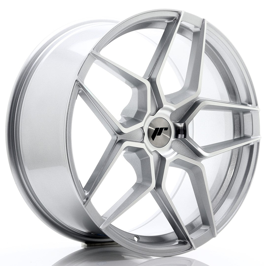 Japan Racing JR34 Alloy Wheel 20" x 9" ET20, 21, 22, 23, 24, 25, 26, 27, 28, 29, 30, 31, 32, 33, 34, 35, 36, 37, 38, 39, 40 5x100, 5x105, 5x108, 5x110, 5x112, 5x114.3, 5x115, 5x118, 5x120, 5x120.65, 5x127, 5x130 - Silver