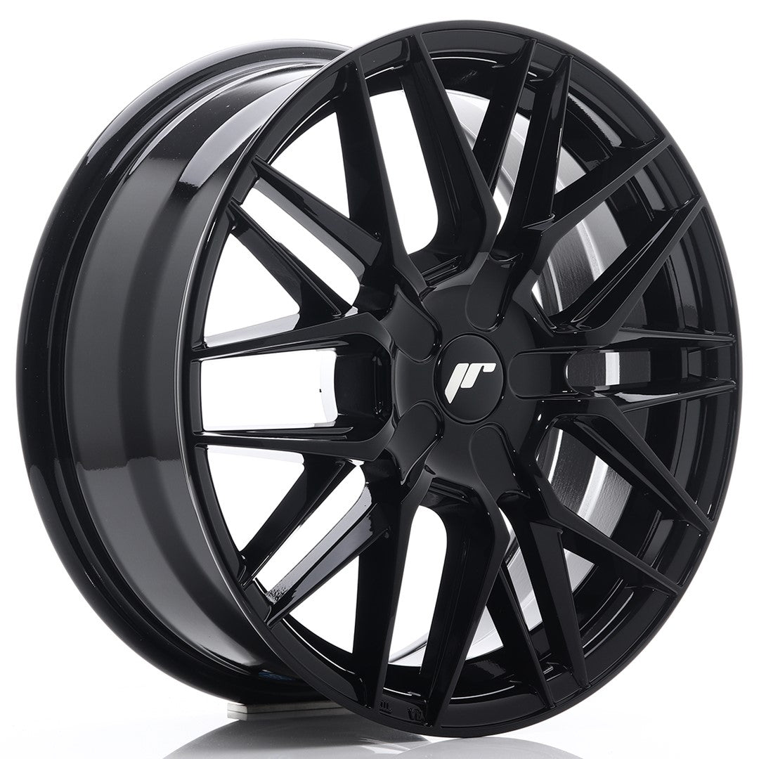 Japan Racing JR28 Alloy Wheel 17" x 7" ET20, 21, 22, 23, 24, 25, 26, 27, 28, 29, 30, 31, 32, 33, 34, 35, 36, 37, 38, 39, 40, 41, 42, 43, 44, 45 4x100, 4x108, 4x110, 4x114.3, 5x100, 5x105, 5x108, 5x110, 5x112, 5x114.3, 5x115, 5x118, 5x120 - Black