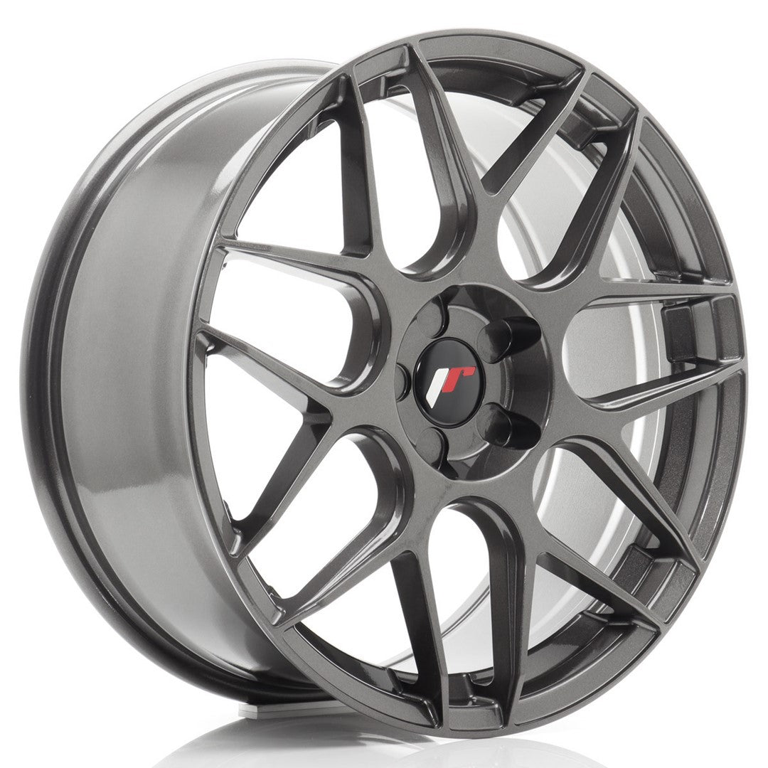 Japan Racing JR18 Alloy Wheel 19" x 8,5" ET25, 26, 27, 28, 29, 30, 31, 32, 33, 34, 35, 36, 37, 38, 39, 40, 41, 42 5x100, 5x105, 5x108, 5x110, 5x112, 5x114.3, 5x115, 5x118, 5x120 - Hyper Gray