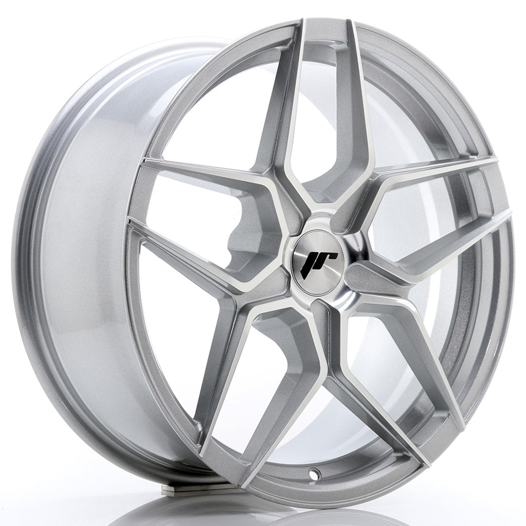 Japan Racing JR34 Alloy Wheel 18" x 8" ET20, 21, 22, 23, 24, 25, 26, 27, 28, 29, 30, 31, 32, 33, 34, 35, 36, 37, 38, 39, 40, 41, 42 5x100, 5x105, 5x108, 5x110, 5x112, 5x114.3, 5x115, 5x118, 5x120 - Silver