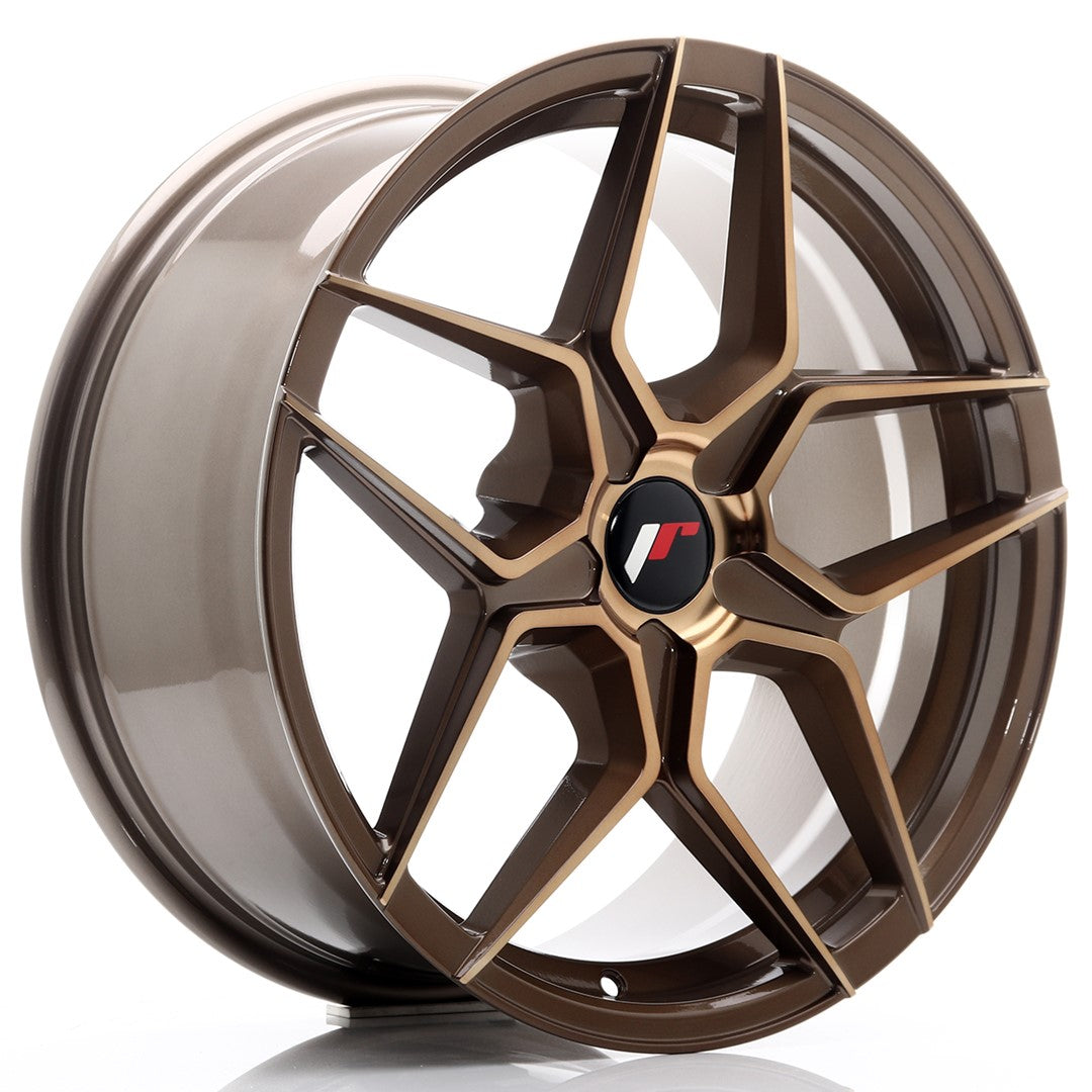 Japan Racing JR34 Alloy Wheel 18" x 8" ET20, 21, 22, 23, 24, 25, 26, 27, 28, 29, 30, 31, 32, 33, 34, 35, 36, 37, 38, 39, 40, 41, 42 5x100, 5x105, 5x108, 5x110, 5x112, 5x114.3, 5x115, 5x118, 5x120 - Bronze