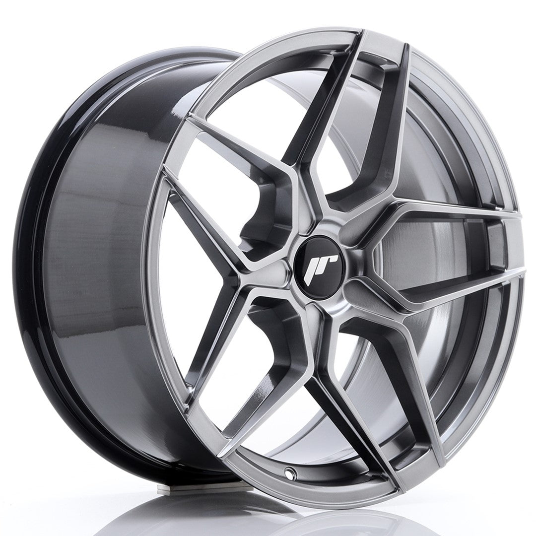 Japan Racing JR34 Alloy Wheel 18" x 9" ET20, 21, 22, 23, 24, 25, 26, 27, 28, 29, 30, 31, 32, 33, 34, 35, 36, 37, 38, 39, 40, 41, 42 5x100, 5x105, 5x108, 5x110, 5x112, 5x114.3, 5x115, 5x118, 5x120 - Hyper Black