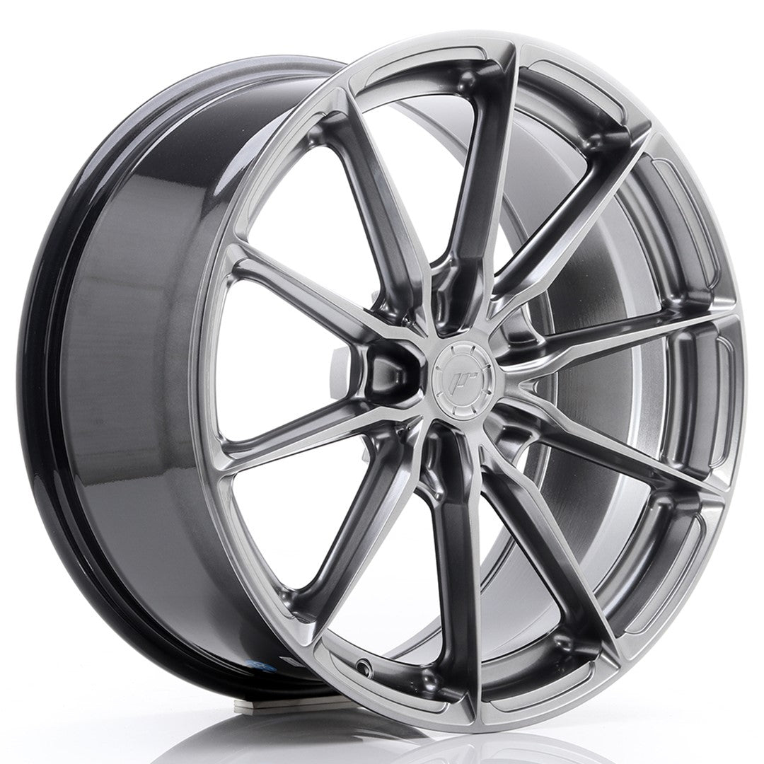 Japan Racing JR37 Alloy Wheel 19" x 8,5" ET20, 21, 22, 23, 24, 25, 26, 27, 28, 29, 30, 31, 32, 33, 34, 35, 36, 37, 38, 39, 40, 41, 42, 43, 44, 45 5x100, 5x105, 5x108, 5x110, 5x112, 5x114.3, 5x115, 5x118, 5x120 - Hyper Black