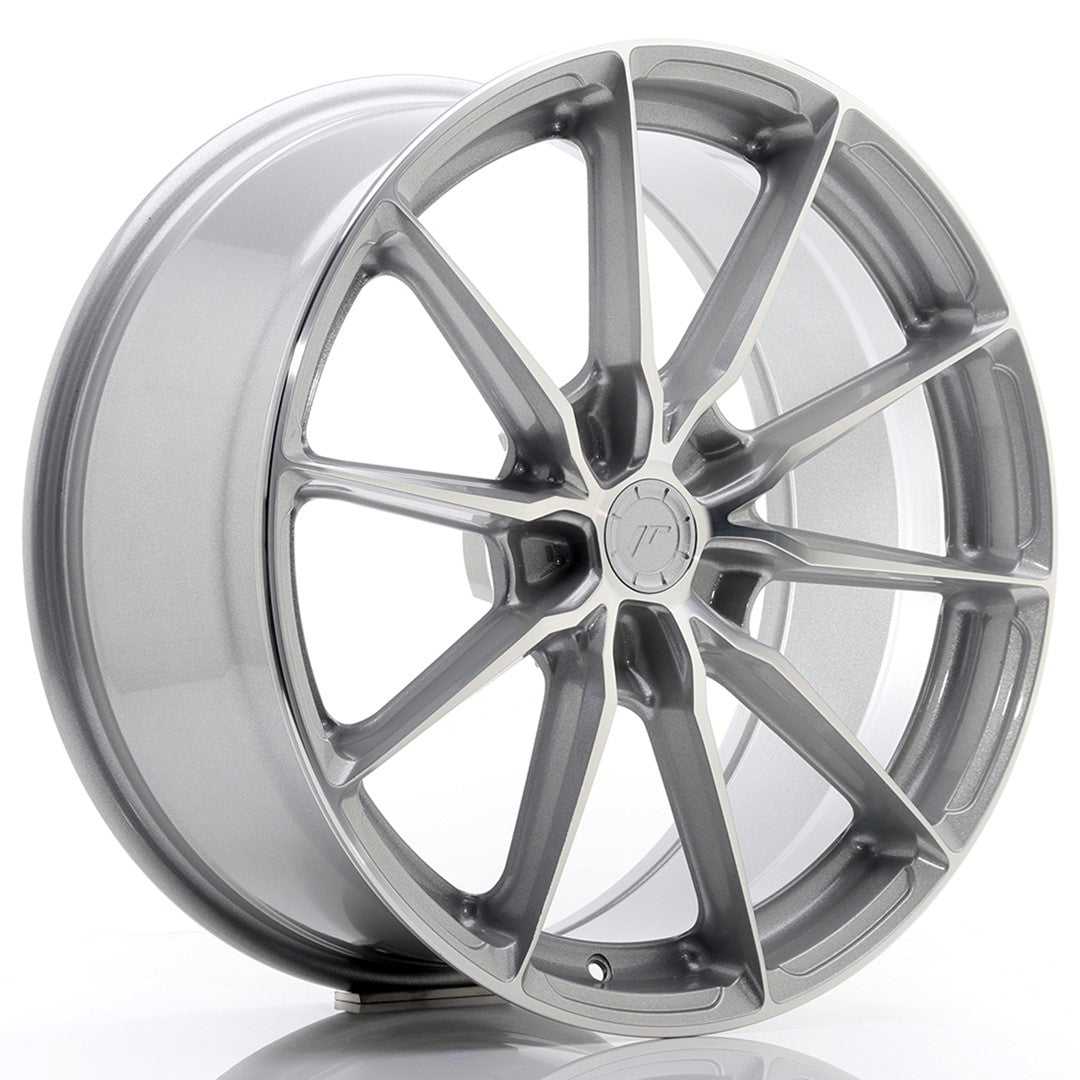 Japan Racing JR37 Alloy Wheel 19" x 8,5" ET20, 21, 22, 23, 24, 25, 26, 27, 28, 29, 30, 31, 32, 33, 34, 35, 36, 37, 38, 39, 40, 41, 42, 43, 44, 45 5x100, 5x105, 5x108, 5x110, 5x112, 5x114.3, 5x115, 5x118, 5x120 - Silver