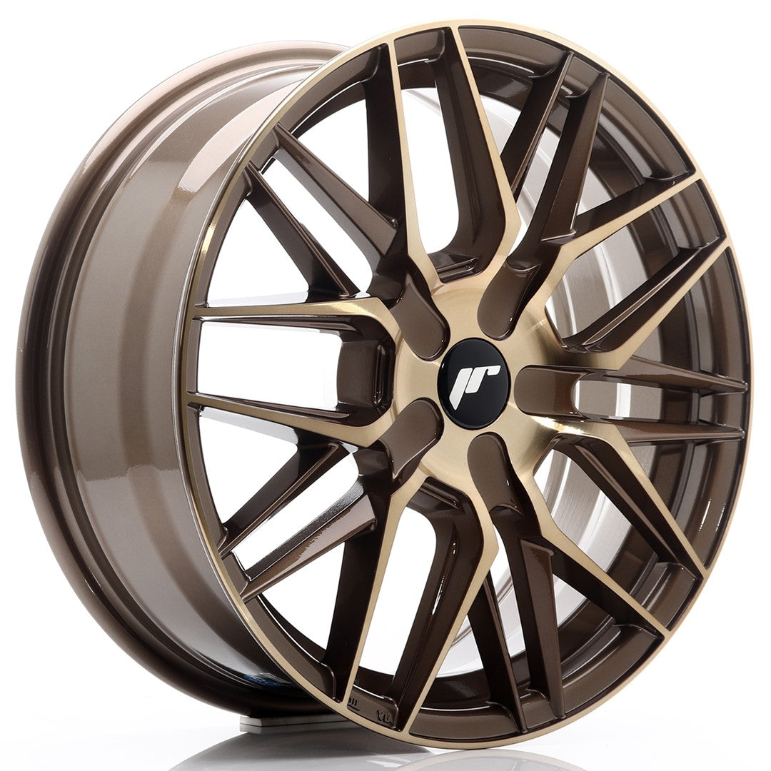 Japan Racing JR28 Alloy Wheel 17" x 7" ET20, 21, 22, 23, 24, 25, 26, 27, 28, 29, 30, 31, 32, 33, 34, 35, 36, 37, 38, 39, 40, 41, 42, 43, 44, 45 4x100, 4x108, 4x110, 4x114.3, 5x100, 5x105, 5x108, 5x110, 5x112, 5x114.3, 5x115, 5x118, 5x120 - Bronze
