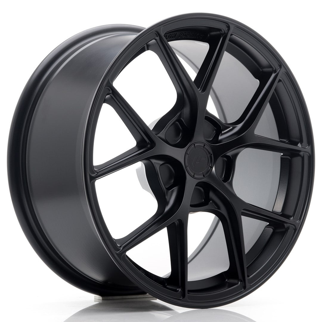 Japan Racing SL-01 Alloy Wheel 17" x 8" ET20, 21, 22, 23, 24, 25, 26, 27, 28, 29, 30, 31, 32, 33, 34, 35, 36, 37, 38, 39, 40, 41, 42, 43, 44, 45 5x100, 5x105, 5x108, 5x110, 5x112, 5x114.3, 5x115, 5x118, 5x120 - Black