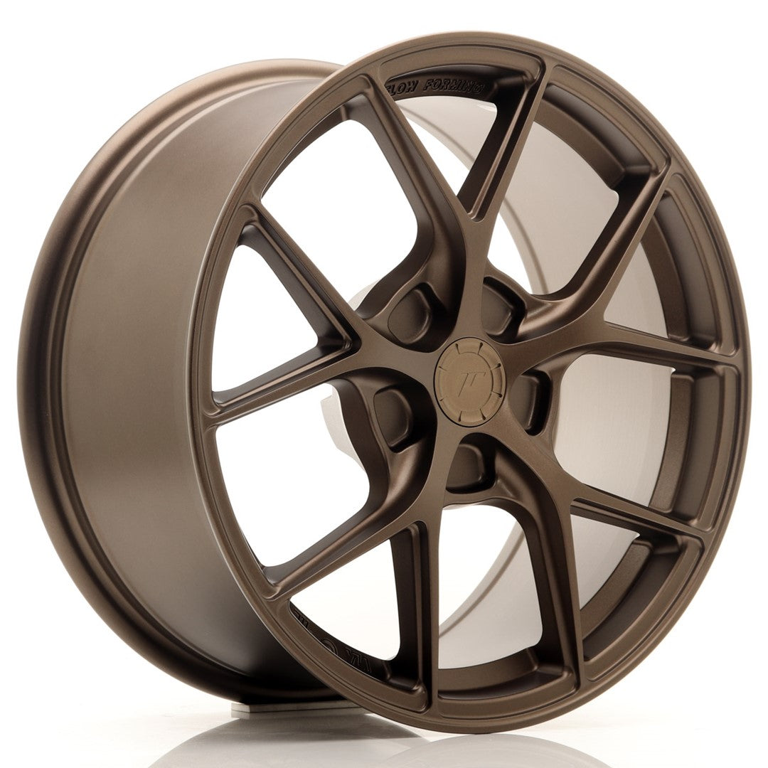 Japan Racing SL-01 Alloy Wheel 17" x 8" ET20, 21, 22, 23, 24, 25, 26, 27, 28, 29, 30, 31, 32, 33, 34, 35, 36, 37, 38, 39, 40, 41, 42, 43, 44, 45 5x100, 5x105, 5x108, 5x110, 5x112, 5x114.3, 5x115, 5x118, 5x120 - Bronze