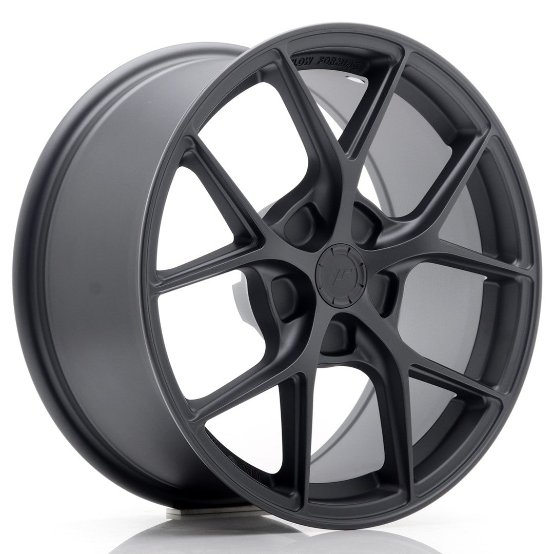 Japan Racing SL-01 Alloy Wheel 17" x 8" ET20, 21, 22, 23, 24, 25, 26, 27, 28, 29, 30, 31, 32, 33, 34, 35, 36, 37, 38, 39, 40, 41, 42, 43, 44, 45 5x100, 5x105, 5x108, 5x110, 5x112, 5x114.3, 5x115, 5x118, 5x120 - Gun metal