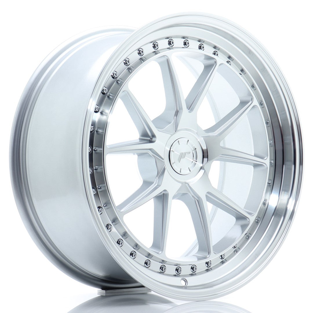 Japan Racing JR39 Alloy Wheel 19" x 8,5" ET15, 16, 17, 18, 19, 20, 21, 22, 23, 24, 25, 26, 27, 28, 29, 30, 31, 32, 33, 34, 35 5x100, 5x105, 5x108, 5x110, 5x112, 5x114.3, 5x115, 5x118, 5x120 - Silver