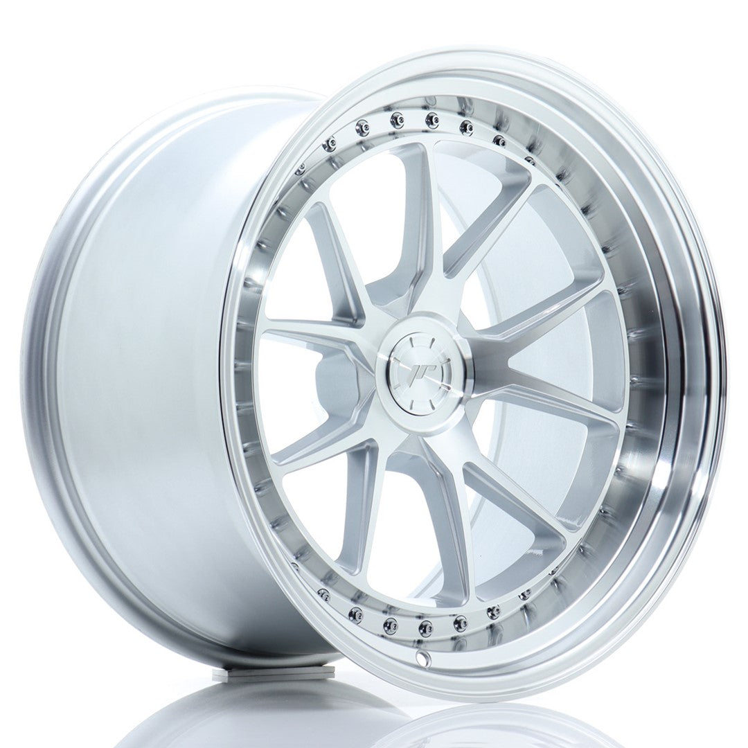 Japan Racing JR39 Alloy Wheel 19" x 11" ET0, 1, 2, 3, 4, 5, 6, 7, 8, 9, 10, 11, 12, 13, 14, 15, 16, 17, 18, 19, 20, 21, 22, 23, 24, 25 5x100, 5x105, 5x108, 5x110, 5x112, 5x114.3, 5x115, 5x118, 5x120 - Silver