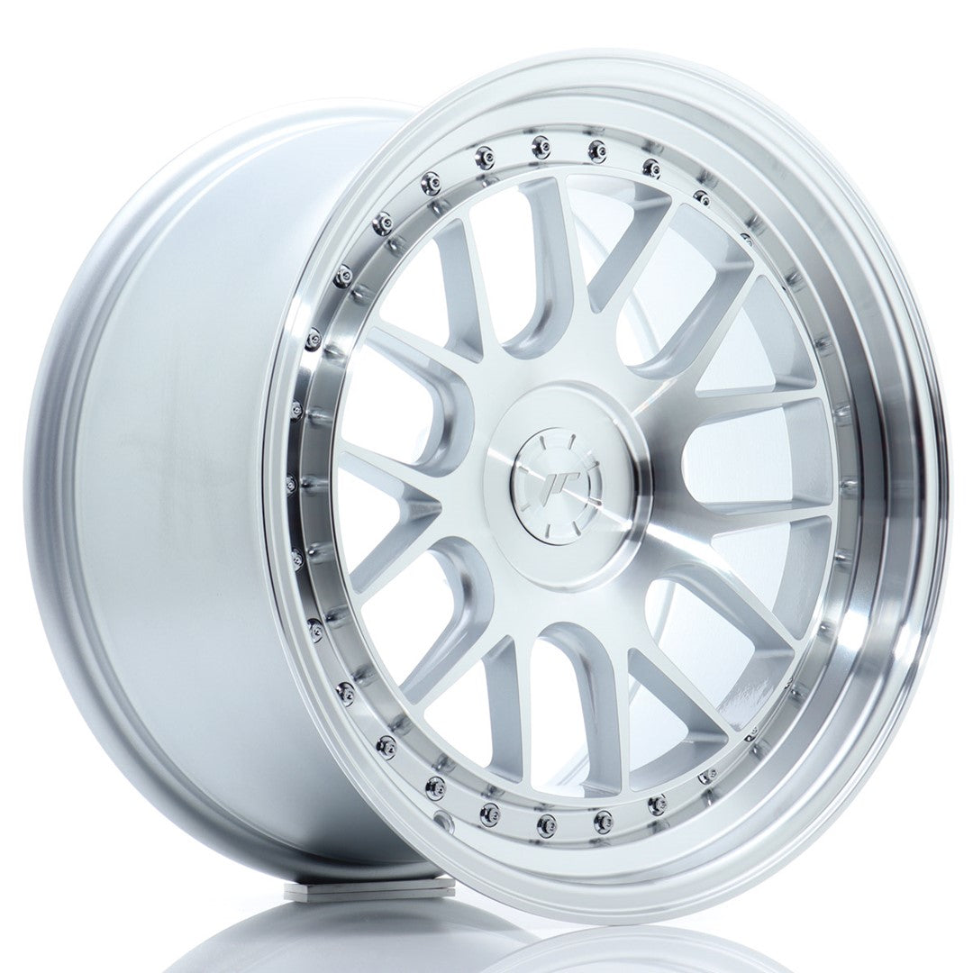 Japan Racing JR40 Alloy Wheel 18" x 9,5" ET15, 16, 17, 18, 19, 20, 21, 22, 23, 24, 25, 26, 27, 28, 29, 30, 31, 32, 33, 34, 35 5x100, 5x105, 5x108, 5x110, 5x112, 5x114.3, 5x115, 5x118, 5x120 - Silver