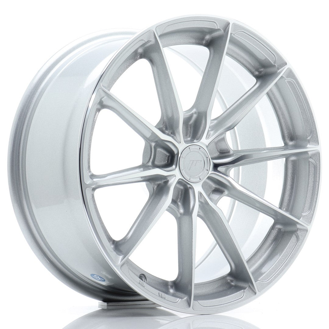Japan Racing JR37 Alloy Wheel 17" x 8" ET20, 21, 22, 23, 24, 25, 26, 27, 28, 29, 30, 31, 32, 33, 34, 35, 36, 37, 38, 39, 40 5x100, 5x105, 5x108, 5x110, 5x112, 5x114.3 - Silver