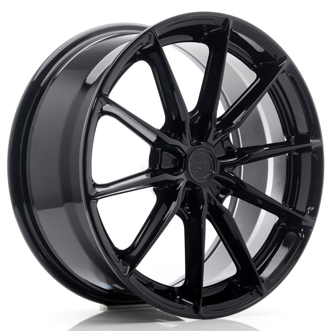 Japan Racing JR37 Alloy Wheel 18" x 8" ET20, 21, 22, 23, 24, 25, 26, 27, 28, 29, 30, 31, 32, 33, 34, 35, 36, 37, 38, 39, 40, 41, 42, 43, 44, 45 5x100, 5x105, 5x108, 5x110, 5x112, 5x114.3, 5x115, 5x118, 5x120 - Black