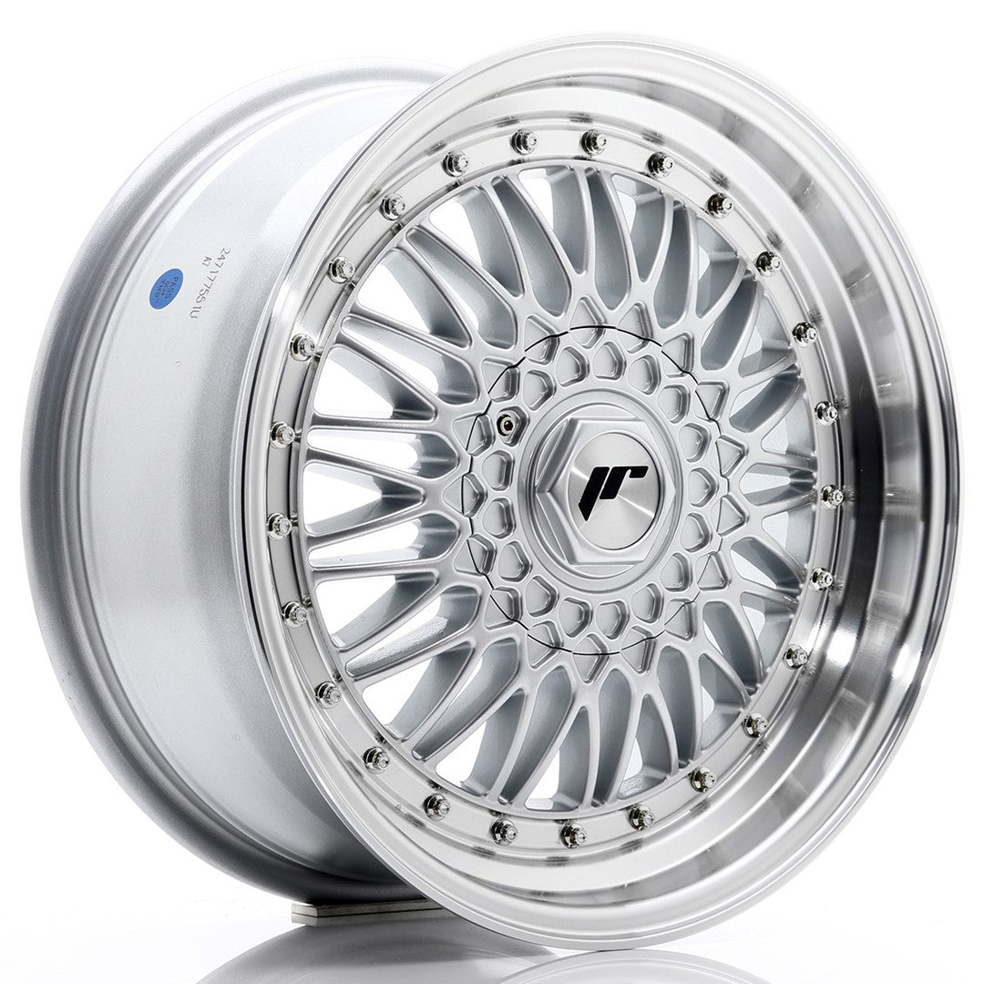 Japan Racing JR9 Alloy Wheel 17" x 7,5" ET20, 21, 22, 23, 24, 25, 26, 27, 28, 29, 30, 31, 32, 33, 34, 35 3x112, 4x100, 4x108, 4x110, 4x114.3, 5x100, 5x105, 5x108, 5x110, 5x112, 5x114.3, 5x115, 5x118, 5x120 - Silver