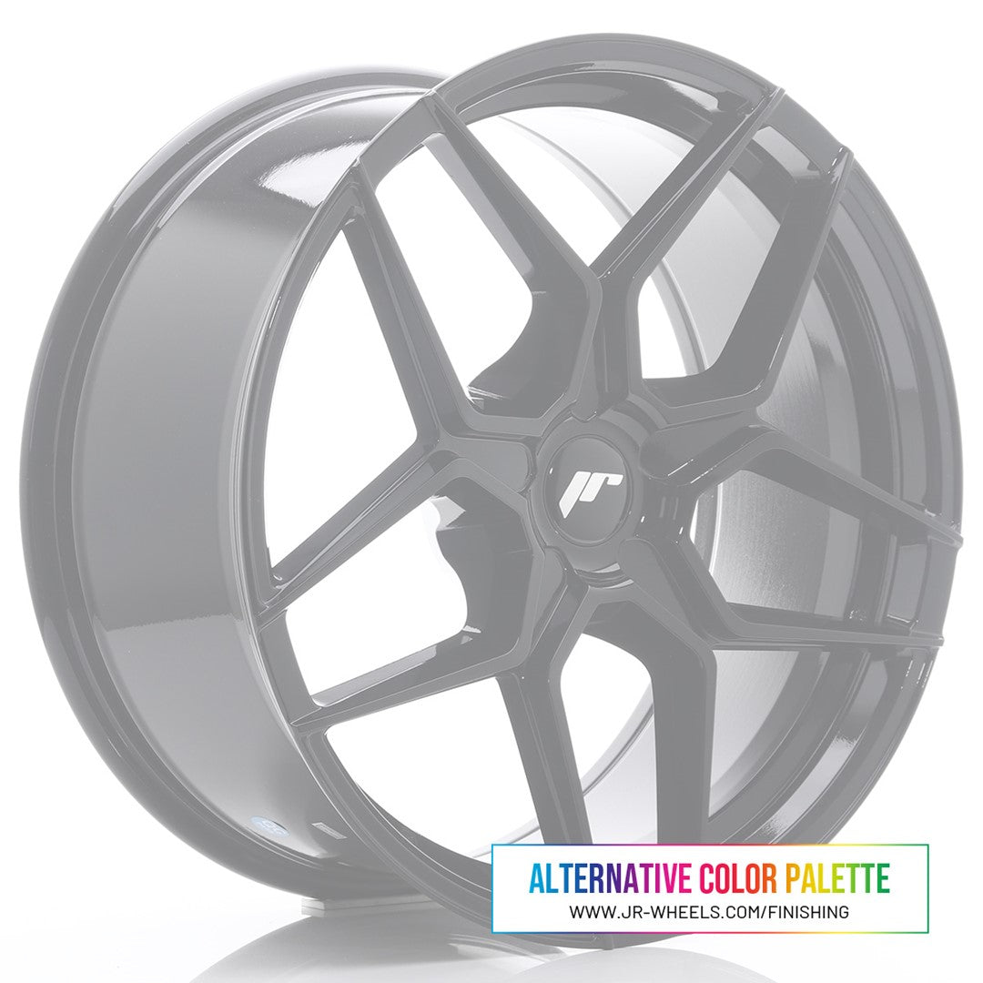 Japan Racing JR34 Alloy Wheel 20" x 9" ET20, 21, 22, 23, 24, 25, 26, 27, 28, 29, 30, 31, 32, 33, 34, 35, 36, 37, 38, 39, 40 5x100, 5x105, 5x108, 5x110, 5x112, 5x114.3, 5x115, 5x118, 5x120, 5x120.65, 5x127, 5x130 - Custom Finish