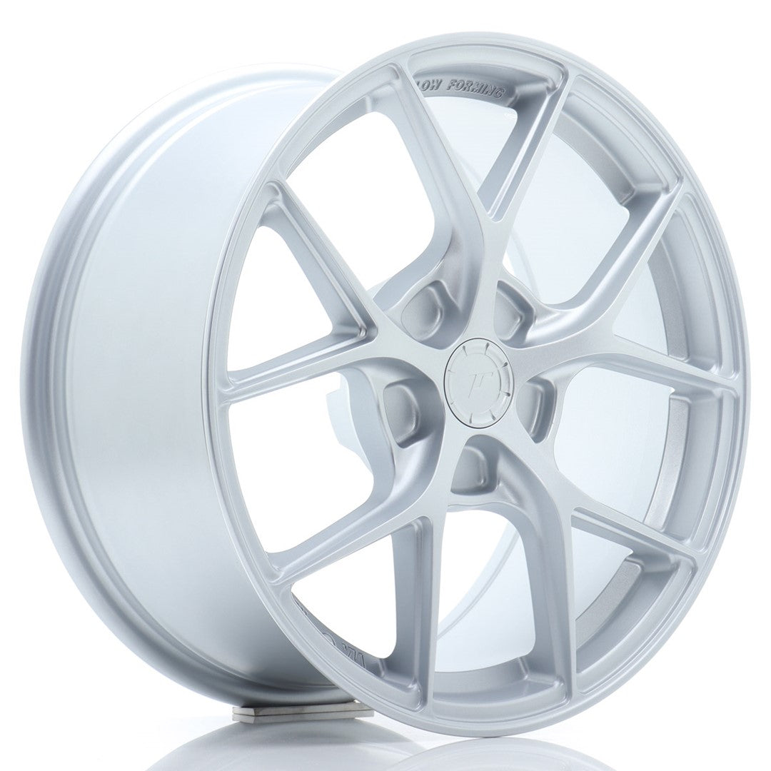 Japan Racing SL-01 Alloy Wheel 17" x 9" ET20, 21, 22, 23, 24, 25, 26, 27, 28, 29, 30, 31, 32, 33, 34, 35, 36, 37, 38, 39, 40, 41, 42, 43, 44, 45, 46, 47, 48, 49, 50 5x100, 5x105, 5x108, 5x110, 5x112, 5x114.3, 5x115, 5x118, 5x120 - Silver