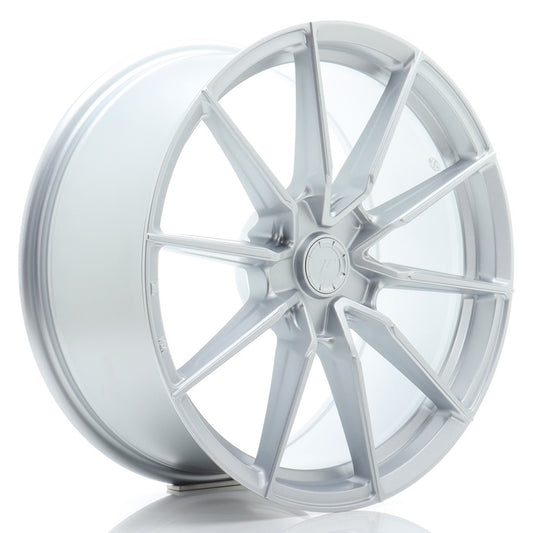 Japan Racing SL-02 Alloy Wheel 19" x 8" ET20, 21, 22, 23, 24, 25, 26, 27, 28, 29, 30, 31, 32, 33, 34, 35, 36, 37, 38, 39, 40 5x108, 5x110, 5x112, 5x114.3, 5x115, 5x118, 5x120 - Silver
