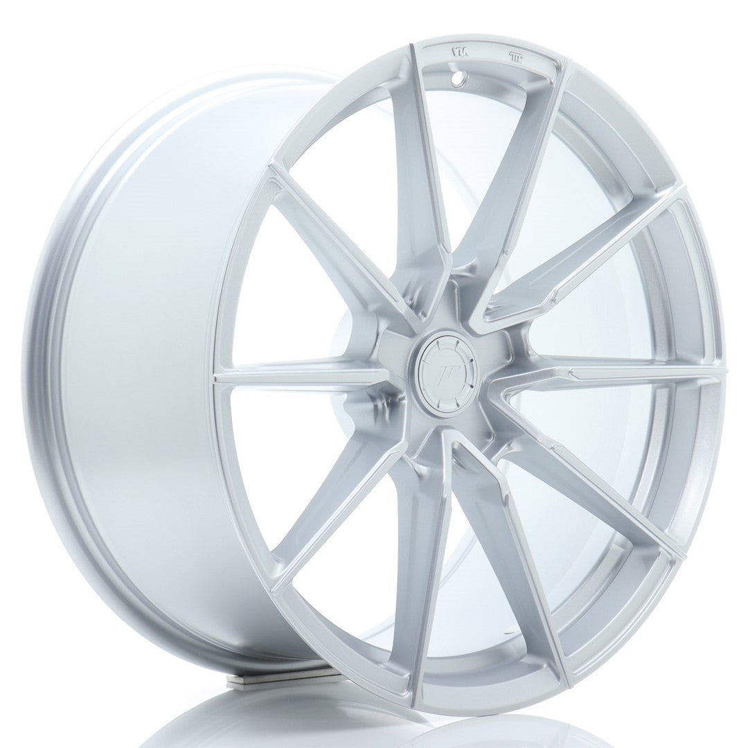 Japan Racing SL-02 Alloy Wheel 19" x 10" ET20, 21, 22, 23, 24, 25, 26, 27, 28, 29, 30, 31, 32, 33, 34, 35, 36, 37, 38, 39, 40, 41, 42, 43, 44, 45, 46, 47, 48, 49, 50, 51 5x108, 5x110, 5x112, 5x114.3, 5x115, 5x118, 5x120 - Silver