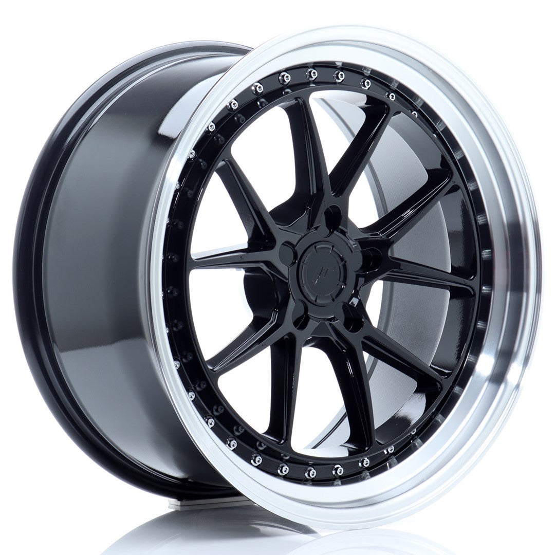 Japan Racing JR39 Alloy Wheel 19" x 9,5" ET15, 16, 17, 18, 19, 20, 21, 22, 23, 24, 25, 26, 27, 28, 29, 30, 31, 32, 33, 34, 35 5x100, 5x105, 5x108, 5x110, 5x112, 5x114.3, 5x115, 5x118, 5x120 - Black
